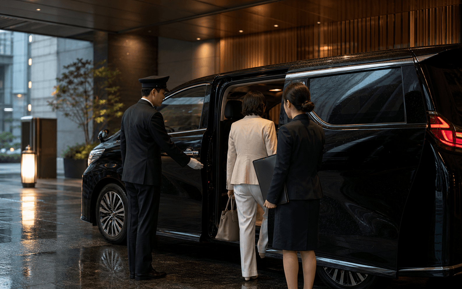 Private Alphard transfer for medical concierge