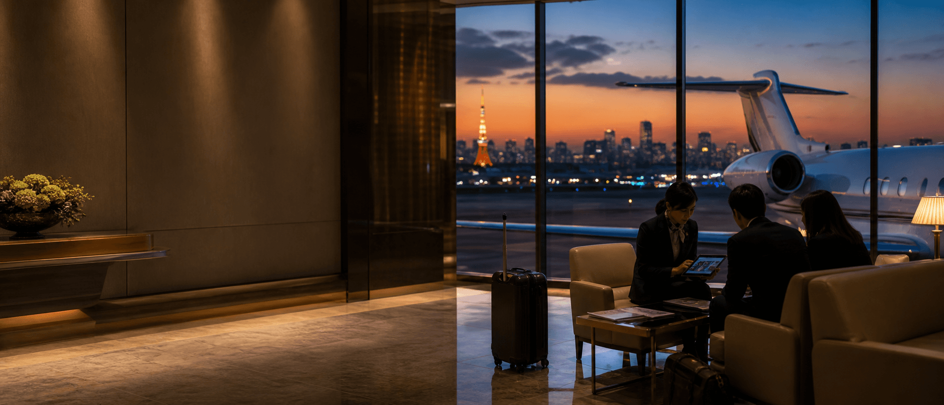 Private aviation medical concierge for global medical access